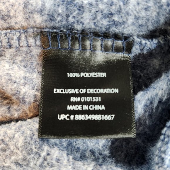 Marvel Mad Engine Captain‎ America 3-D Print Logo Gray Blue Hoodie Mens Size M - Picture 4 of 12